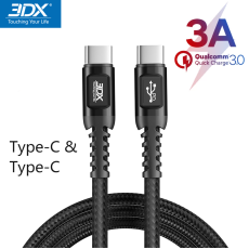 3DX PD Type-C to Type-C 快充數據線 1.2m