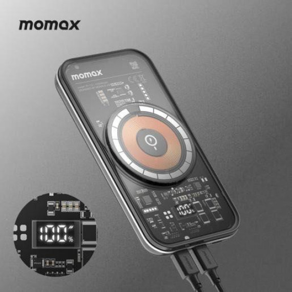 Momax Q.MAG POWER 13 10000mAh 磁吸無線充流動電源 IP113